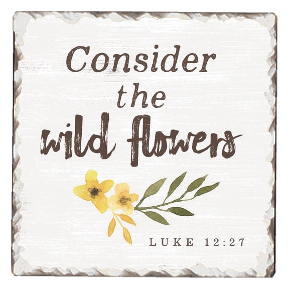 Thirstystone Wild Flowers Single Tumbled Tile Stone Coaster Create Your Own Set