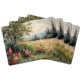 thumbnail image 1 of CounterArt Wildflower Field Premium Boxed Set of Decorative Hardboard Placemats, 1 of 6