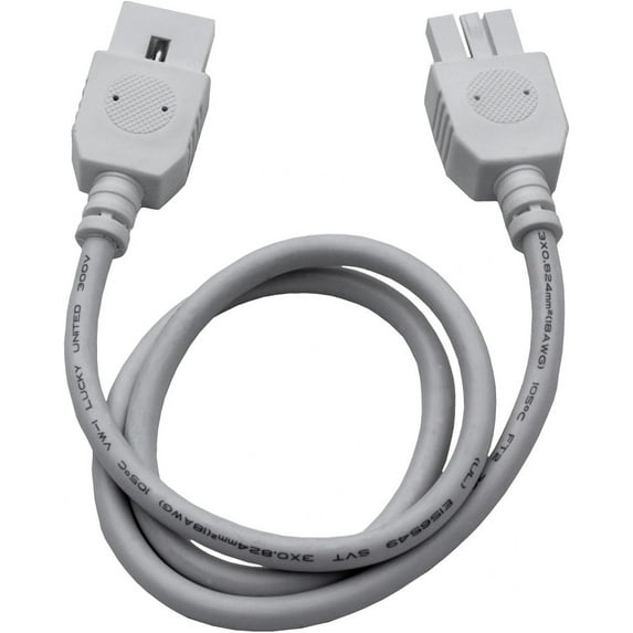CounterMax MXInterLink4-Connector Cord in style-1 Inch wide by 24.00 Inches Length-White Finish