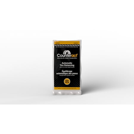 Counteract 14OZ-B4 Centrifugal Force Tire/Wheel Balancing Beads - Off-Road Vehicles, Light Duty Truck Tires, (4) 14oz Balance Bead Bags, (4) Valve Caps and Cores