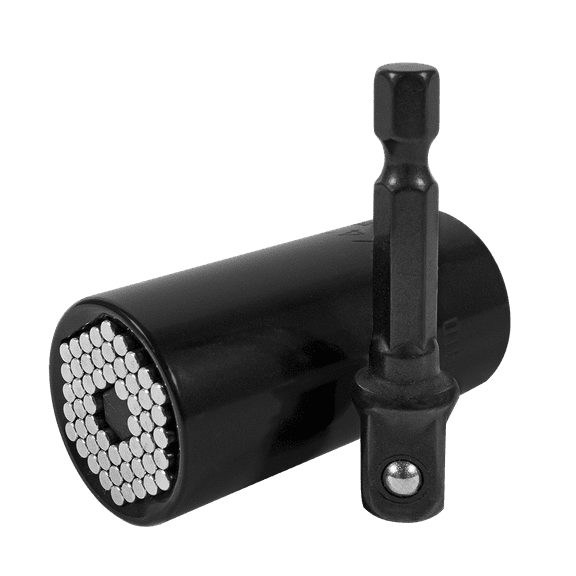 Counteract 3/8" Universal Socket, Fits 7-19mm & 1/4" - 3/4", High Carbon Steel - US38-719