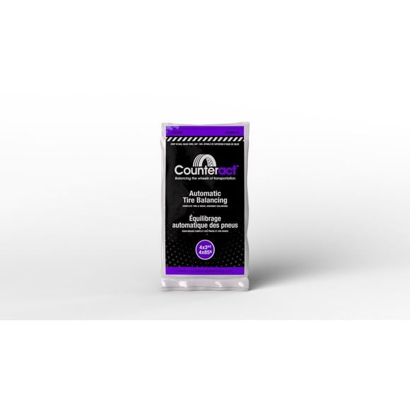 Counteract 3OZ-B12 Centrifugal Force Tire/Wheel Balancing Beads - Off-Road Vehicles, Light Duty Truck Tires, (12) 3oz Balance Bead Bags, (12) Valve Caps and Cores