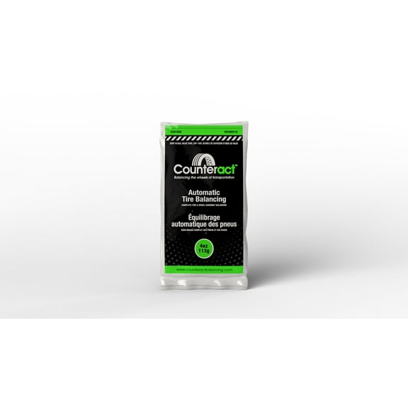 Counteract 4OZ-B12 Centrifugal Force Tire/Wheel Balancing Beads - Off-Road Vehicles, Light Duty Truck Tires, (12) 4oz Balance Bead Bags, (12) Valve Caps and Cores
