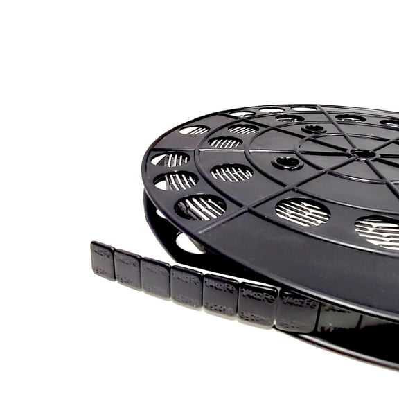 Counteract SAWW-B12R Steel Adhesive Wheel Weights Roll - 704pc - 176oz (Black Powder Coated, 1/4oz)