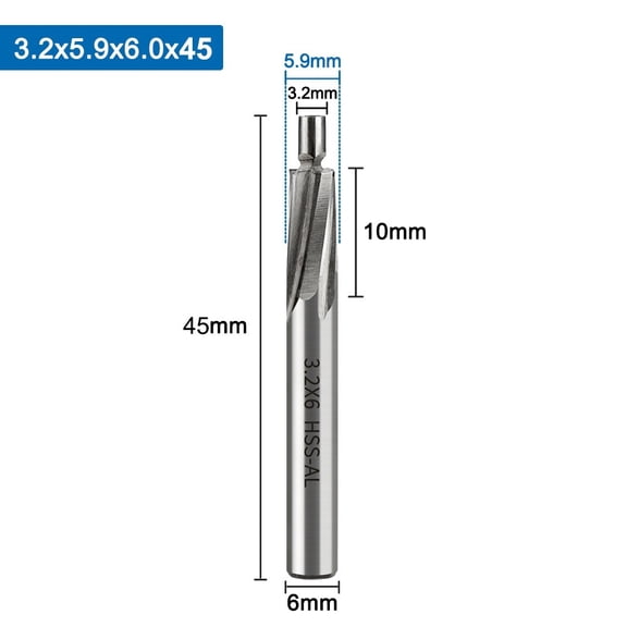 Counterbore End Mill Slotting Tools Countersink Milling Cutter 4 Flutes Flat Counterbore Drill Bit ,Great Multi-Purpose Application