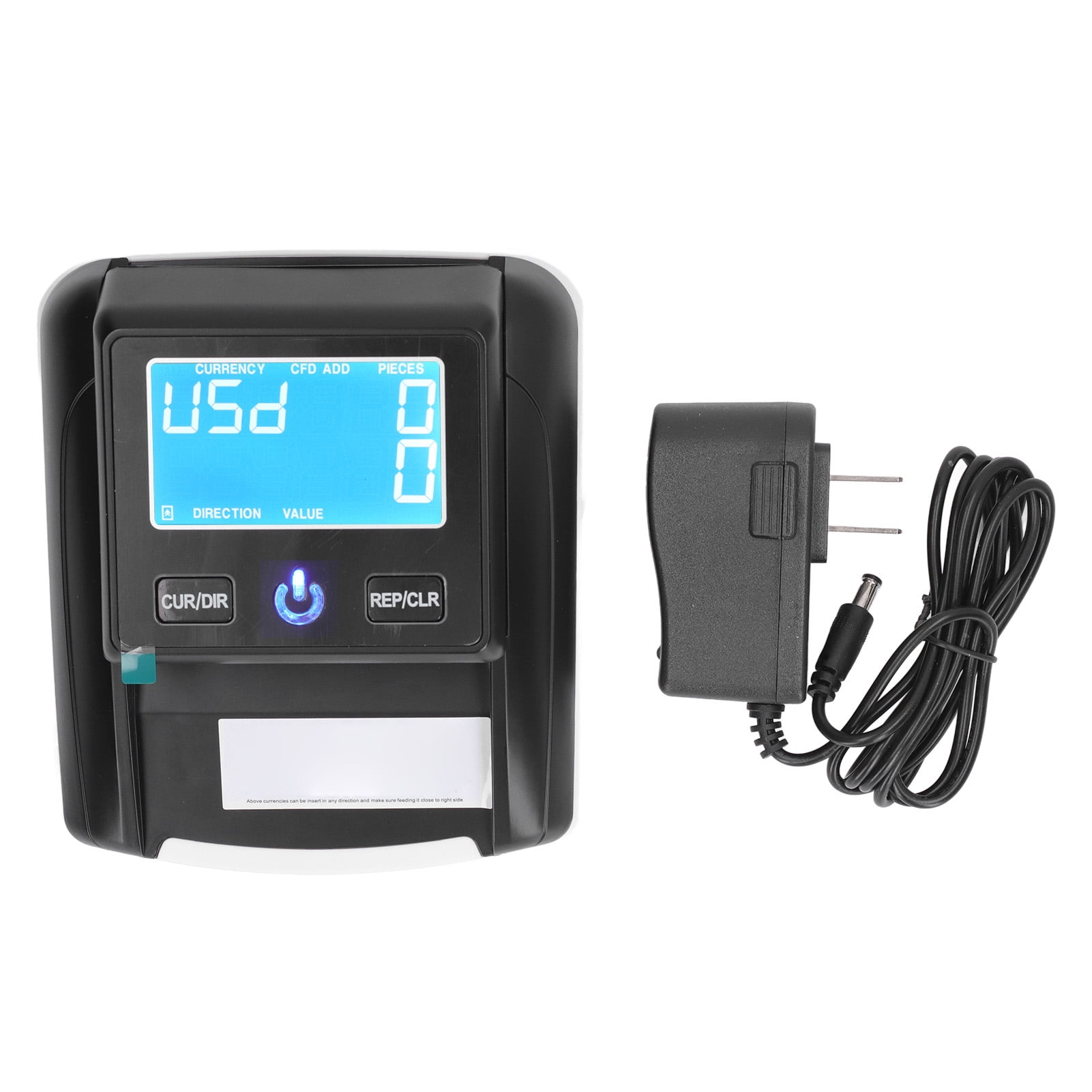 Counterfeit Bill Detector Portable Rechargeable 4 Way Direction USD EUR