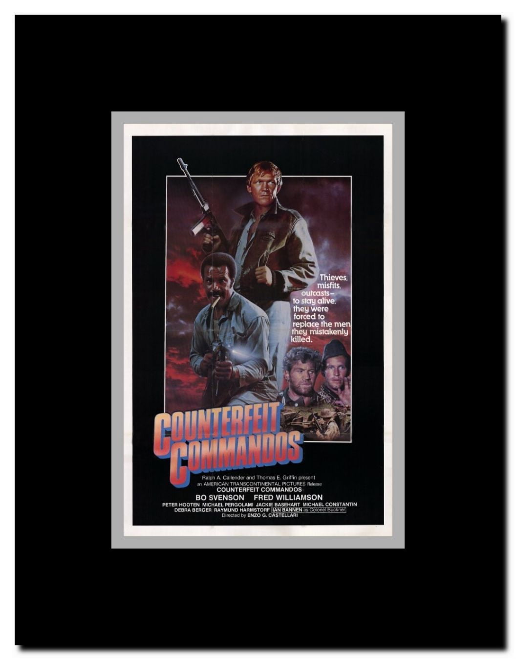 Counterfeit Commandos Framed Movie Poster