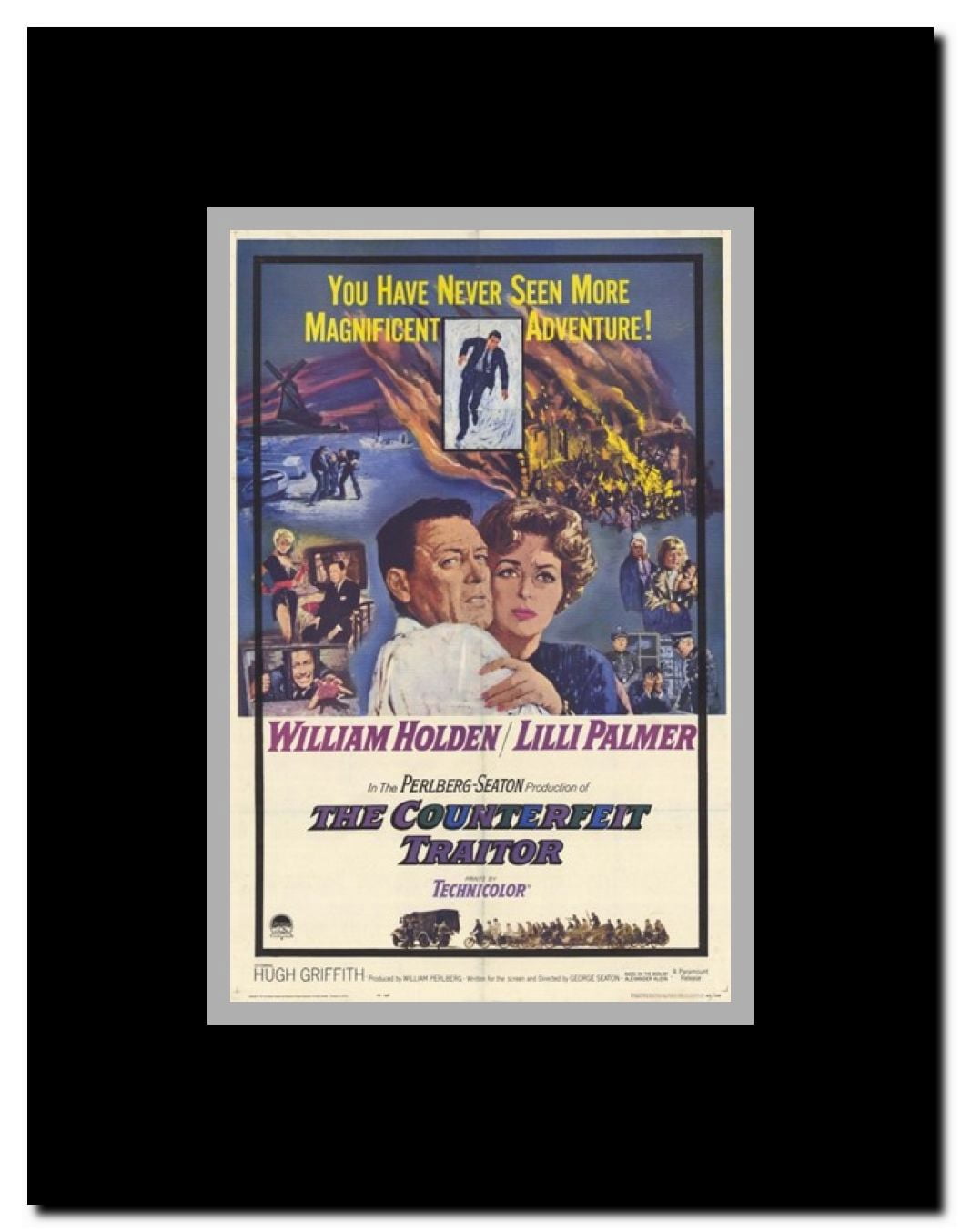 Counterfeit Traitor Framed Movie Poster