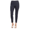 thumbnail image 1 of Counterparts banded mid waist slim leg stretch crepe pant by Curated Brands, 1 of 12