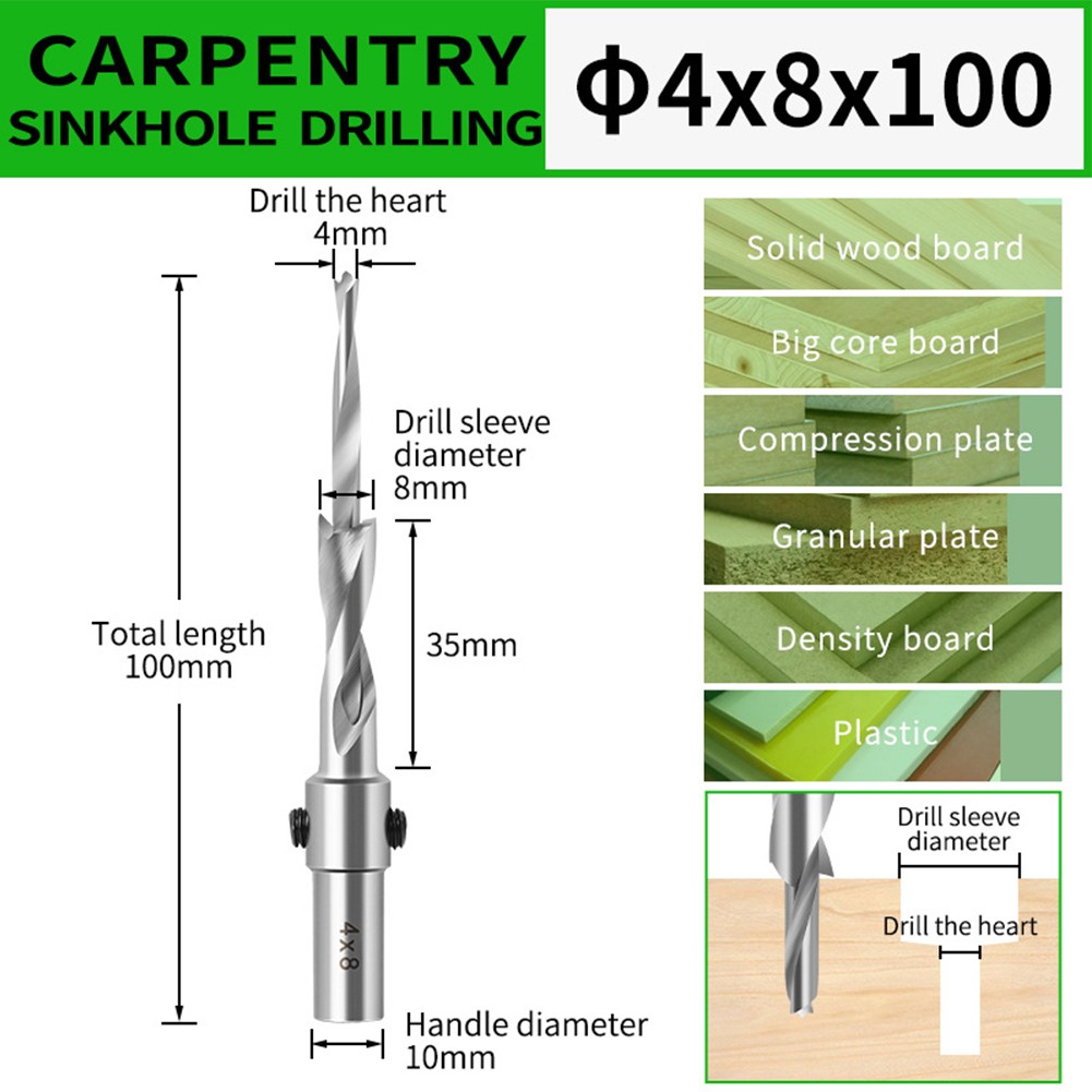 Countersink Step Drill Bit Woodworking countersunk head salad drill