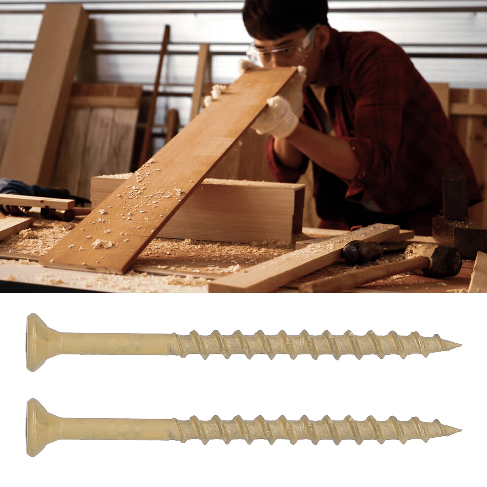 Countersunk Screw, High Hardness 100Pcs Incisive Self Tapping Screws