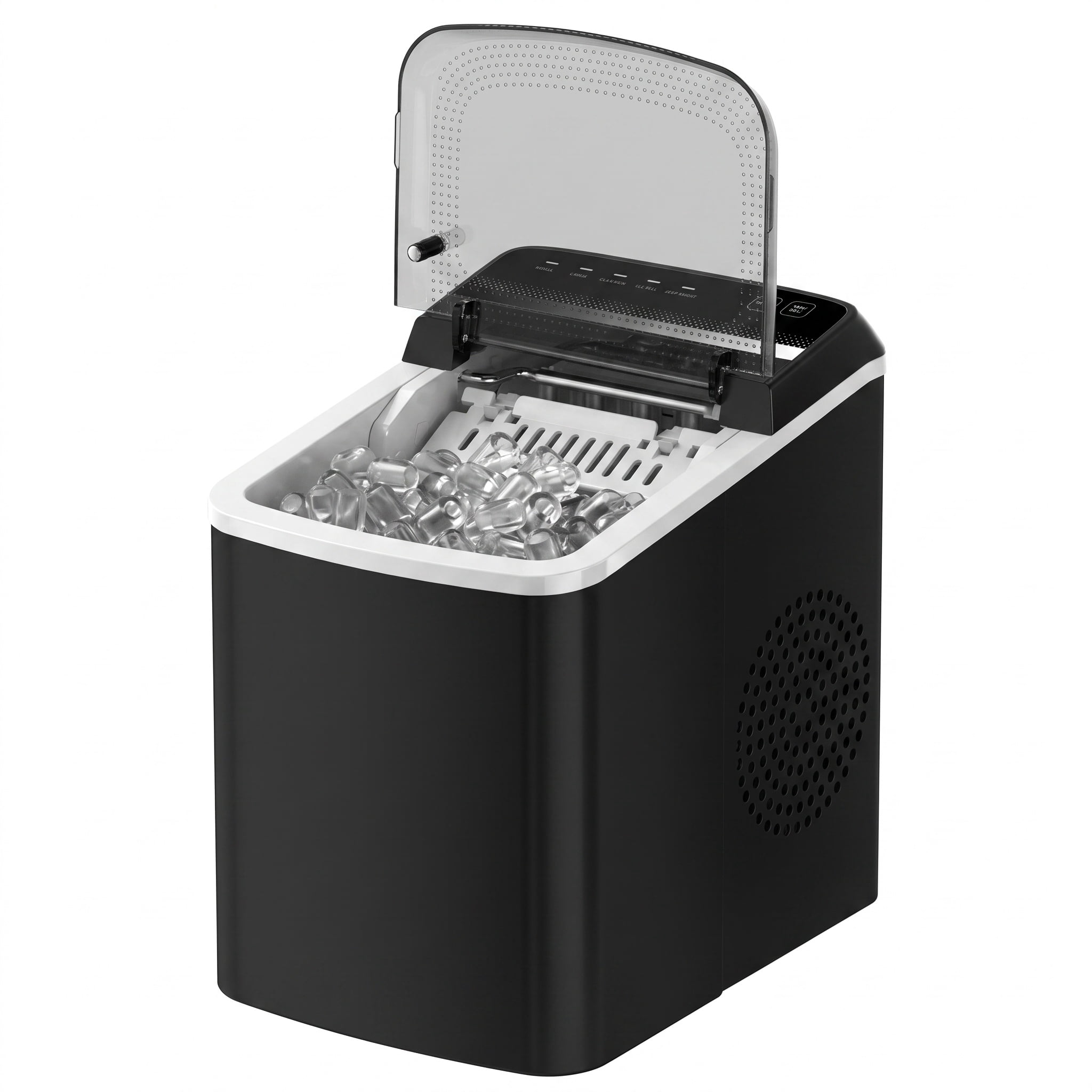 Countertop 9-Bullet Ice Maker, 33lbs/24h Portable Ice Cube Machine, 9 Ice Cubes Ready in 6-13 Mins for Home, Bar and Outdoor Recreation