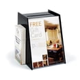 thumbnail image 1 of Countertop Ballot Box and Suggestion Box, Side Pocket, Sign Holder, Small Profile (RBLHWM), 1 of 1
