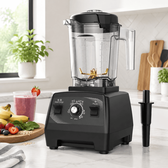 Countertop Blender Pro 2000w Professional High-speed With Brushlessr 25-speed 68oz Heavy Duty Kitchen For Smoothies Ice Crushing
