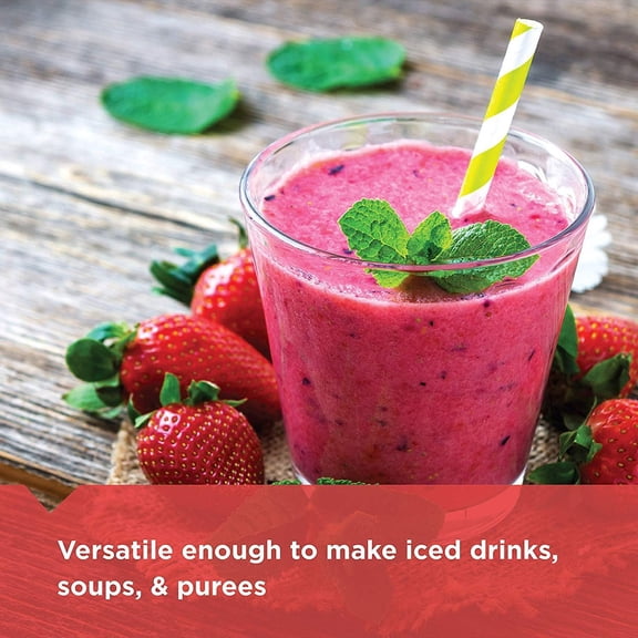 Countertop Blender with 6-Cup Glass Jar, 10-Speed Settings for Smoothies and Shakes