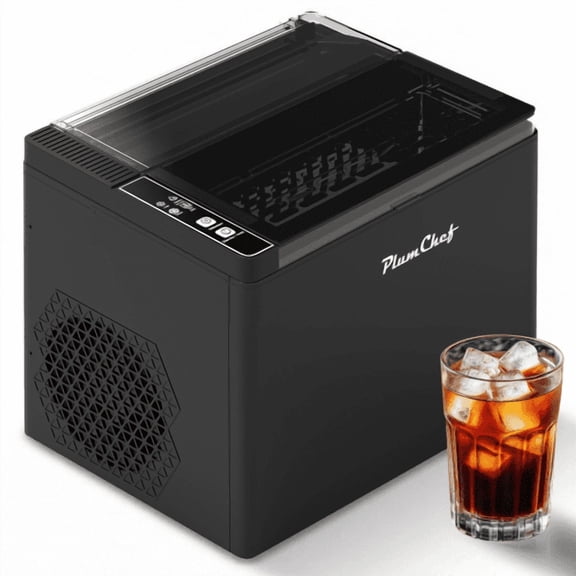 Countertop Bullet Ice Maker Machine, 26 lbs Daily Output Portable Ice Maker with Self-Cleaning for Home Kitchen RV Office
