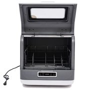 Countertop Dishwasher, 1200W Table Dish Washer 3 Washing Modes 75°C Hot Air Drying for RVs, Small Apartments, Dorms Cleaning Tablewares Bottle Bowl 17×15×17Inch