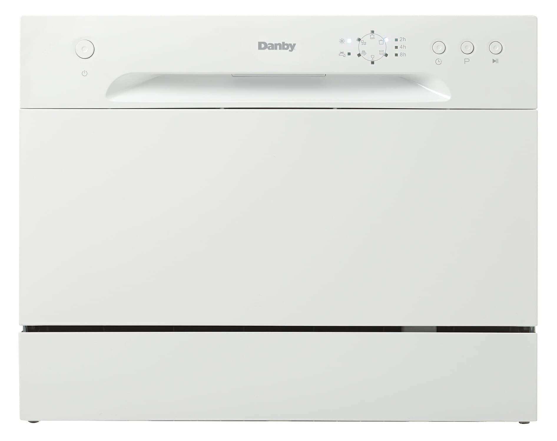 White Stainless Steel Energy Star Countertop Dishwasher