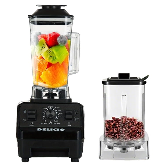Countertop Electric Blender with Grinding Cup, 110V 330W for Smoothies and Home Food Preparation