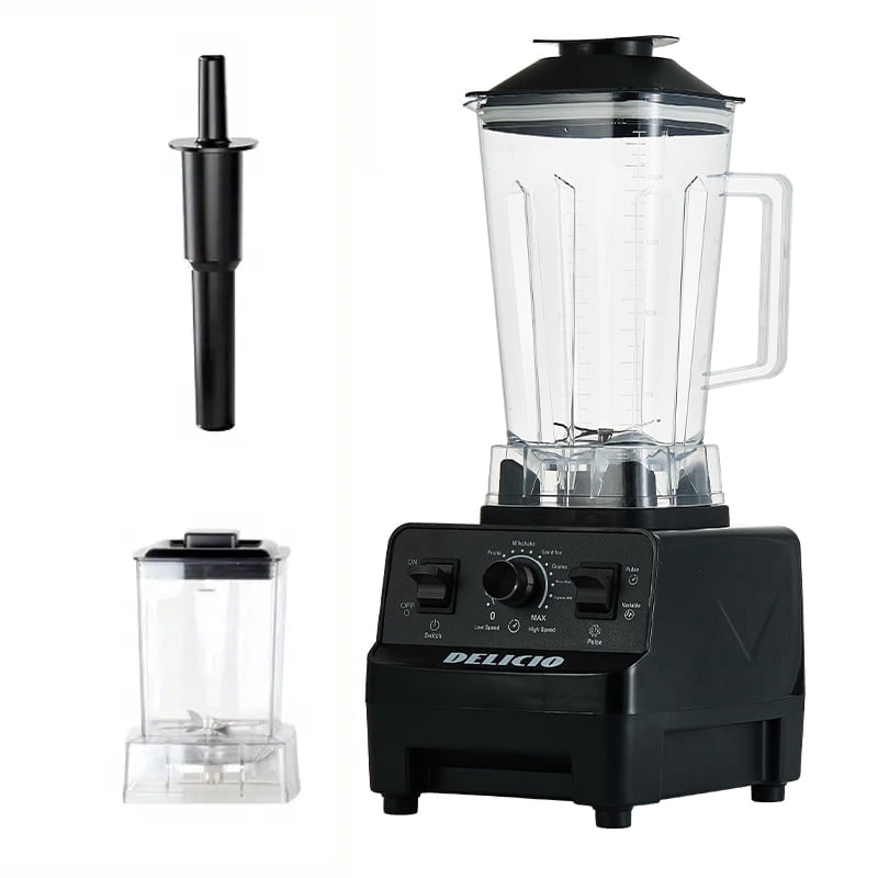 DELICIO Countertop Electric Blender with Grinding Cup, 330W Food Blenders for Kitchen Smoothies