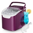 thumbnail image 1 of Countertop Ice Maker, 26 lbs/Day ice Production, 2 Sizes, 8 ice Cubes in 6 Minutes - Portable Mini, Energy Efficient, with Basket/Scoop for Home/Party/Travel/Camping/Bar, 1 of 12