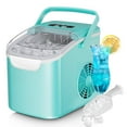 thumbnail image 1 of Countertop Ice Maker, 26 lbs/Day ice Production, 2 Sizes, 8 ice Cubes in 6 Minutes - Portable Mini, Energy Efficient, with Basket/Scoop for Home/Party/Travel/Camping/Bar, 1 of 12