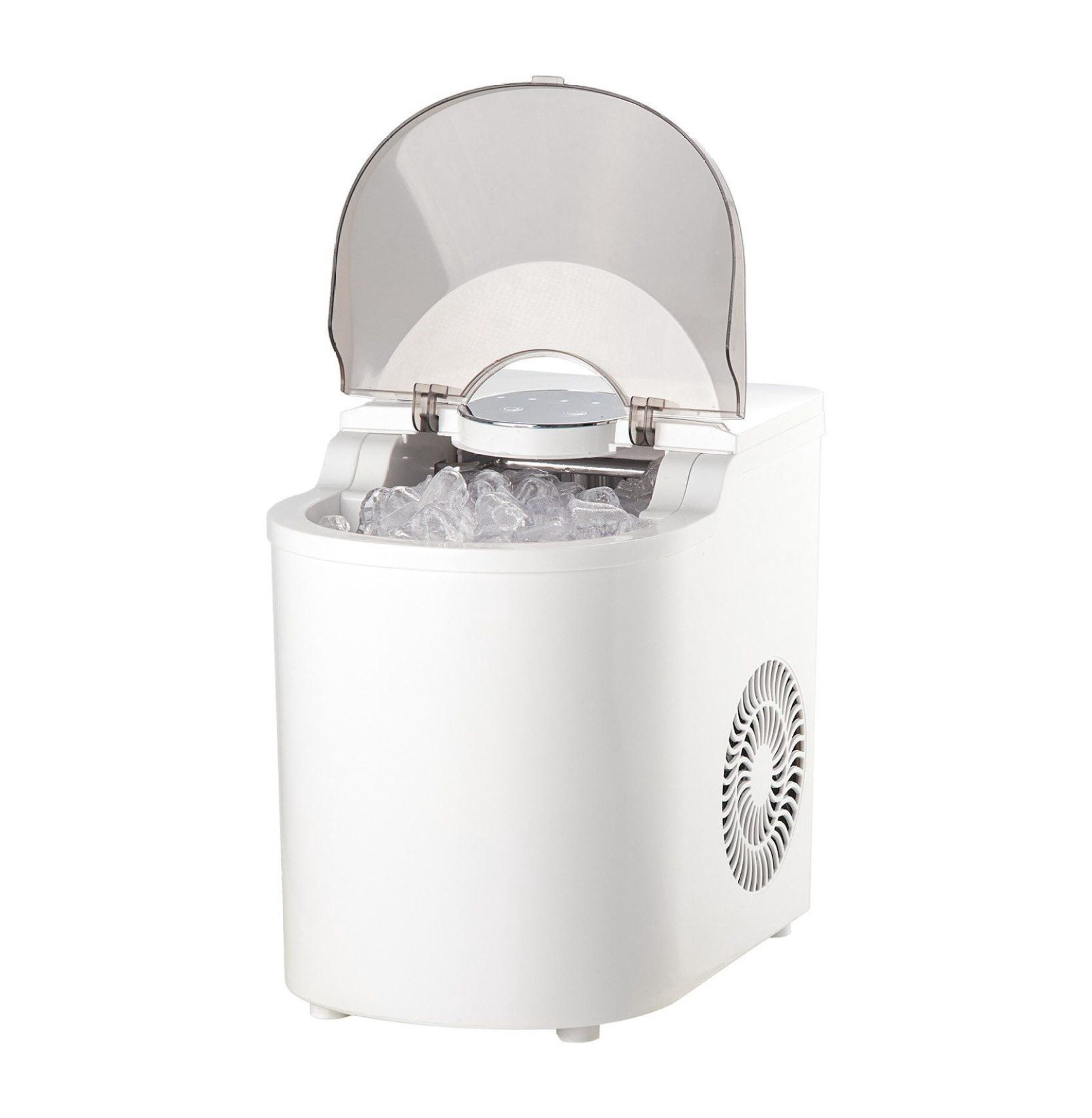 Countertop Ice Maker - 26lbs/Day, 6 Mins Ice, Self-Cleaning, Portable Ice Machine with Scoop - Small/Large Bullet Ice for Home, Kitchen, Bar, Office