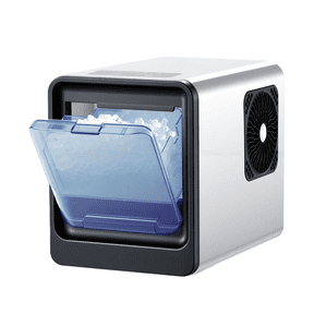 Countertop Ice Maker 33lbs/Day, Nugget Ice Machine, Self-Cleaning, Portable Ice Maker with Scoop & Drawer Access for Home, Kitchen, Bar, Party