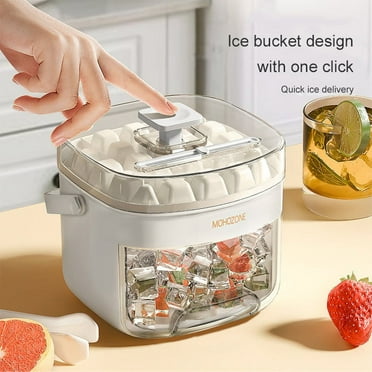 Countertop Ice Maker Machine with Handle, 24 Ice Cubes, Portable Ice Maker with Basket, for Home/Kitchen/Camping/RV(No Ice Shovel)