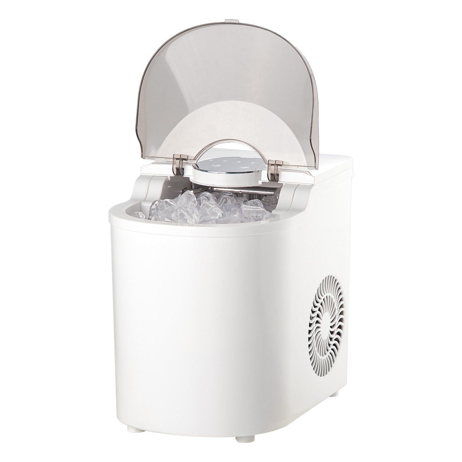 Countertop Ice Maker Self Cleaning Portable Machine 7 Cubes in 6 Minutes 26 lbs Daily with Ice Scoop and 2 Sizes Bullet Ice for Home Kitchen Office Bar Party
