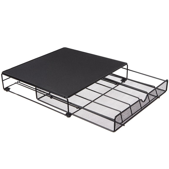 Countertop Metal Coffee Pod Storage Drawer and Stand for Kitchen