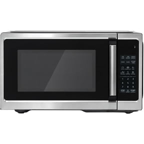 Countertop Microwave Oven 0.9 Cu.Ft with Removable Turntable and Lock, Small 900W Mini Microwave Compact with 6 Auto Menus, Memory Function for Apartments, Dorm, Kitchen, Stainless Steel