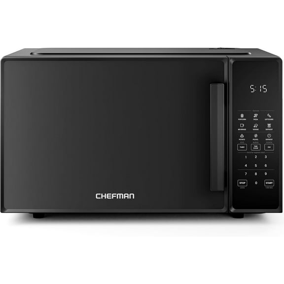 Countertop Microwave Oven 1.1 Cu. Ft., 1000 Watts with 10 Power Levels, 6 Cooking Presets One-Touch Express Cook, Eco Mode, Child Safety Lock, & Mute Button -