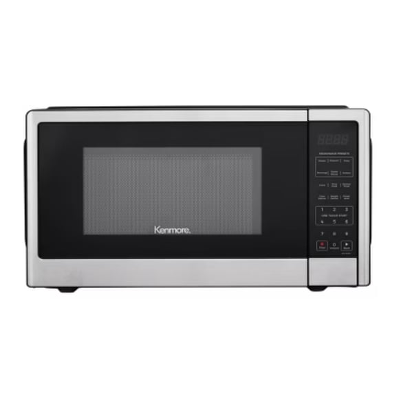 Countertop Microwave Oven: 1.1 Cu Ft, 1000W, Stainless Steel, Child Lock, 6 One-Touch Settings, 10 Power Levels