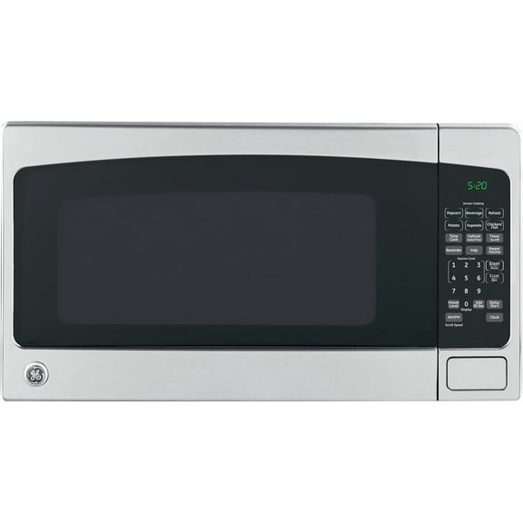 Countertop Microwave Oven,1, 200-watt Capacity, 2.0 Cubic Ft., 8 Auto Setting Cooking Settings, Child-Lock Technology, Kitchen Essentials for the Countertop, Dorm Room or Apartment, Stainless Steel
