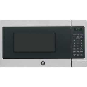 Countertop Microwave Oven, Compact 0.7 Cubic Ft., 700-watt Capacity, 6 Auto Cooking Settings, Child-Lock Technology, Kitchen Essentials for the Countertop, Dorm Room or Apartment, Stainless Steel
