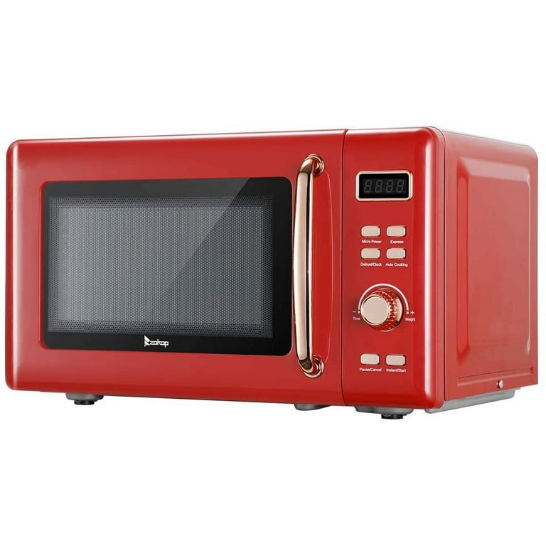 Mid-Century Retro 0.7 Cu. Ft. 700-Watt Countertop Microwave Oven