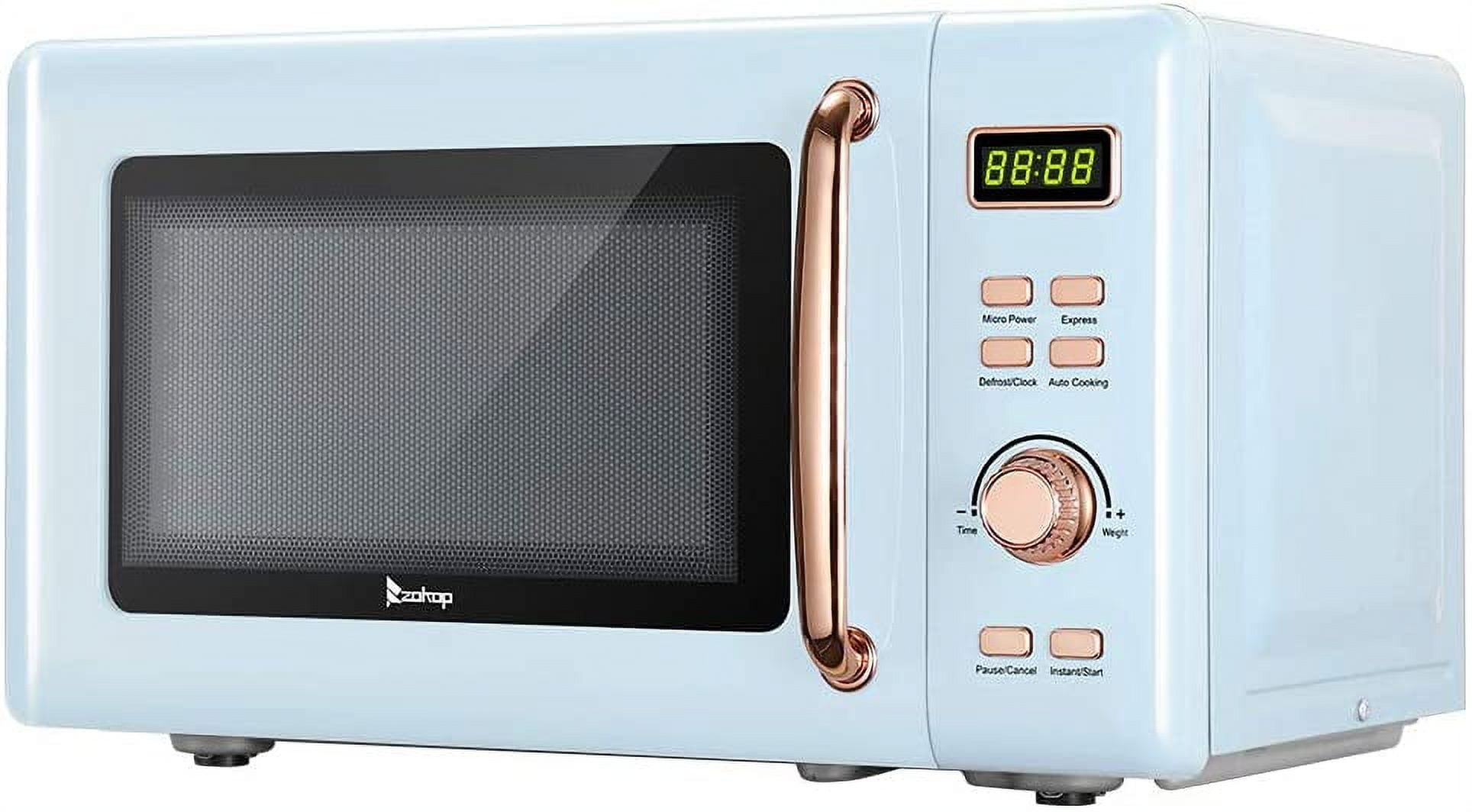 Small Microwave Oven 0.7 Cu.Ft, Mini Microwave Oven with 9.6'' Removable  Turntable, 6 Auto Preset Menus, Child Lock, Eas Home ap - AliExpress