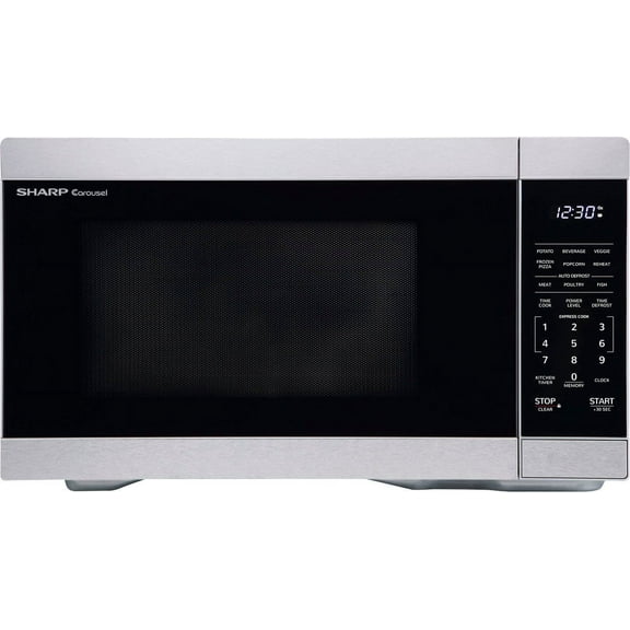 Countertop Microwave Oven with Removable 12.4-inch Carousel Turntable, 1000 Watt, 1.1 Cubic Feet