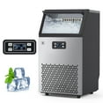 Countertop Nugget Ice Maker, 150lbs/24H Stainless Steel Under Counter