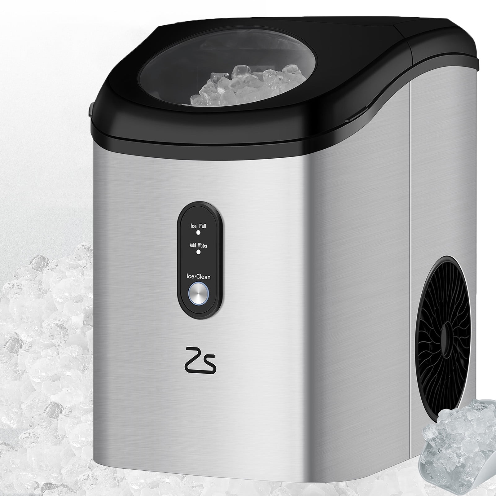 Countertop Nugget Ice Maker, Nugget Countertop Ice Maker with Soft
