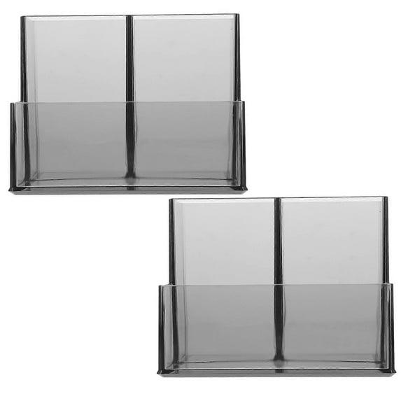 Countertop Organizer For Cosmetics Pen Holder Simple Design 5.1 3.7 3.3in 2Pcs