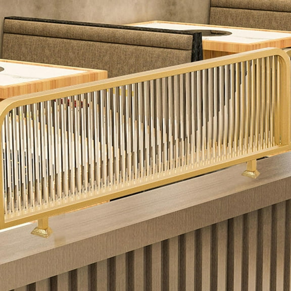 Countertop Partition Divider, 39.4x11.8in Commercial Grade Privacy Screen for Hotels(B)