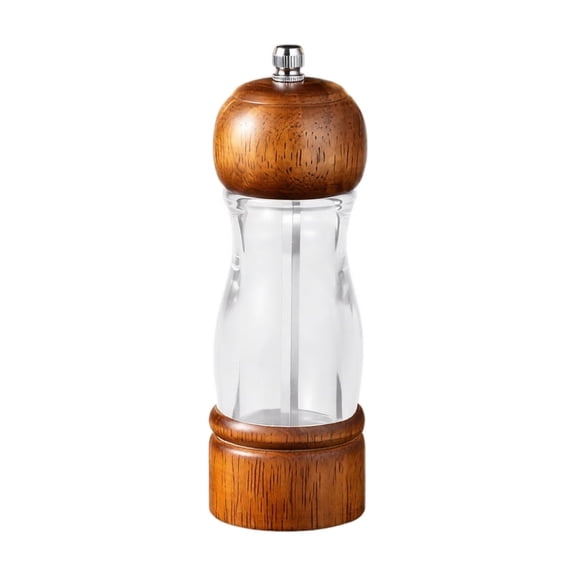 Countertop Pepper Grinder | Refillable Pepper Mill Manual Salt Mill | Kitchen Spice Grinder | Housewarming Gift Kitchen Gadget