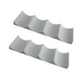 thumbnail image 1 of NIAIZEK 2Pcs Wine Bottle Holder Plastic Grey for Countertop and Refrigerator Storage, 1 of 6