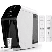 Countertop Reverse Osmosis Water Filter System, SimPure 4 Stage RO System, UV Purification | 4: 1 Pure to Drain | NSF/ANSI 58 Certified | CF & RO Replacement Cartridges | WP1