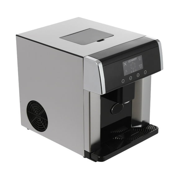 Countertop Self-Dispensing Ice Maker & Cold Water Dispenser - Portable Ice Machine for Home, Office, and Kitchen, Compact Design with Easy Operation 2-in-1