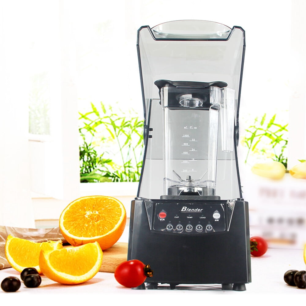 1.8L Smoothie Blender Commercial Blender Smoothie Maker 2600W Juicer Food Processor Mixer Soundproof Fruit Juicer Maker