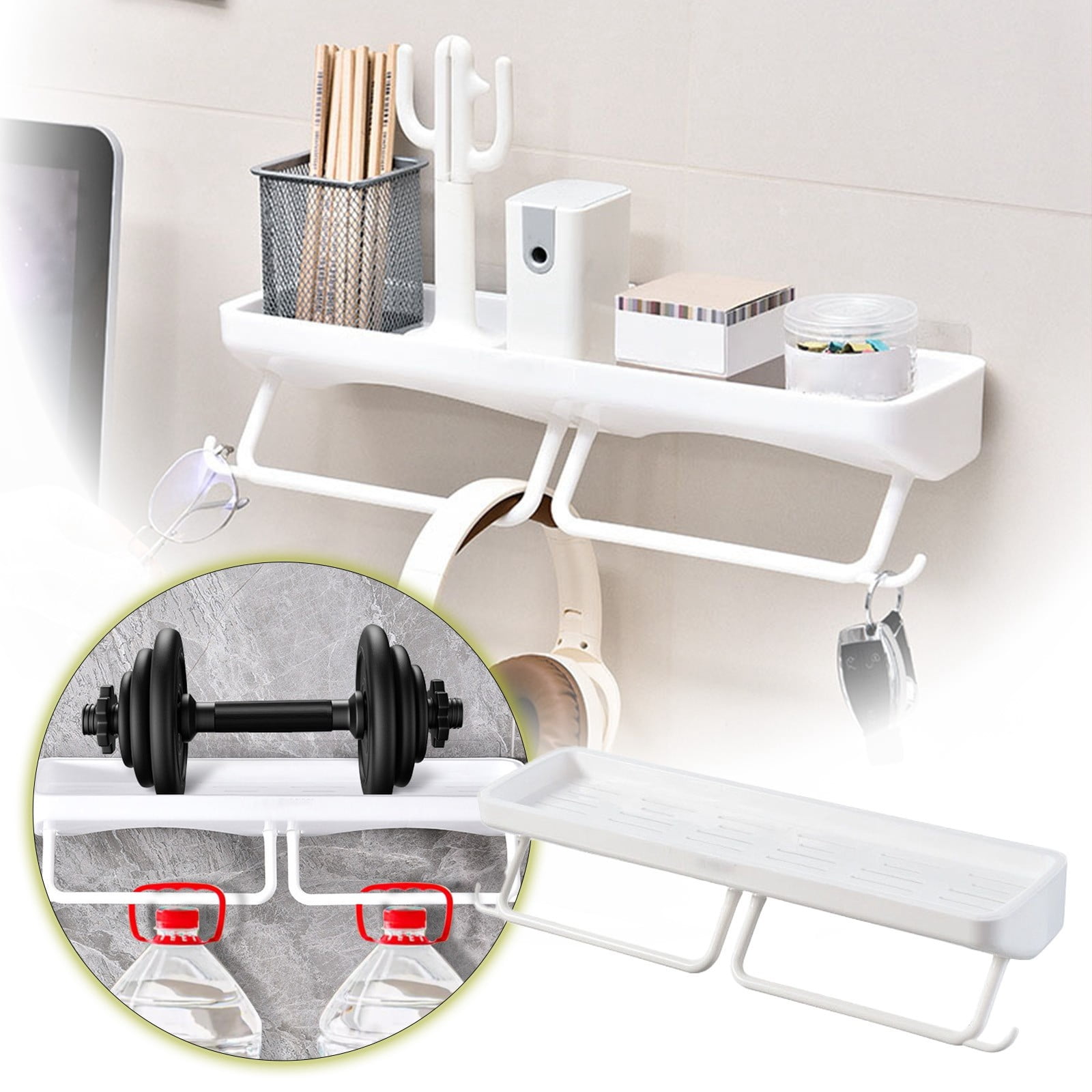 Countertop Soap Tray Wall Mounted Storage Rack Organizer For Soap Dish