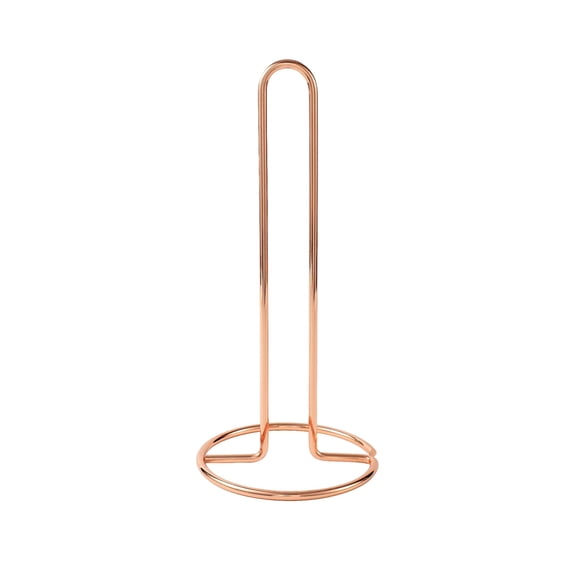 Countertop Stainless Steel Paper Towel Stand Holder, Freestanding Vertical Kitchen Paper Towel Rack for Counter Organization